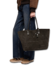 Hogan - Shopping Address Borsa Camoscio Marrone