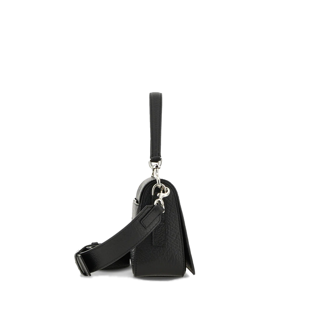 Hogan - Borsa Flap H-Turn Nero Pelle con Tracolla
