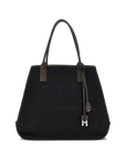 Hogan - Borsa Script Media Tessuto Nero