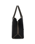 Hogan - Borsa Script Media Tessuto Nero