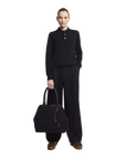 Hogan - Borsa Script Media Tessuto Nero