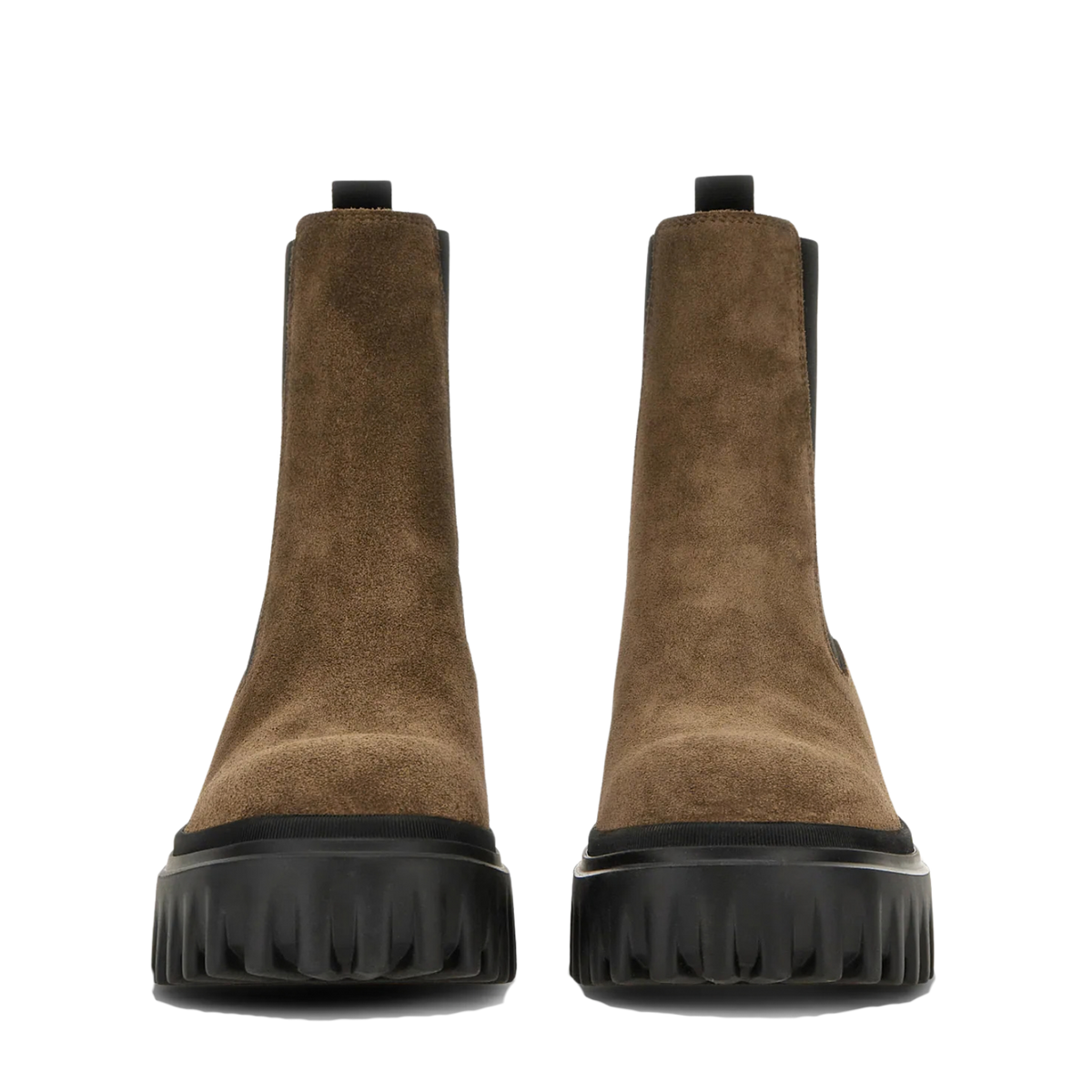 Hogan - Chelsea Boots H700 Camoscio Beige Scuro