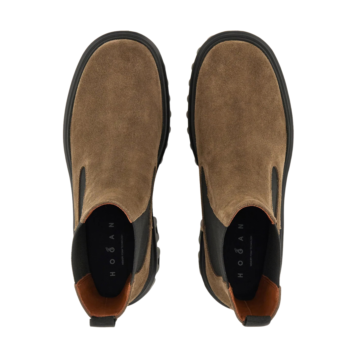 Hogan - Chelsea Boots H700 Camoscio Beige Scuro