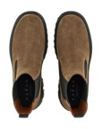 Hogan - Chelsea Boots H700 Camoscio Beige Scuro
