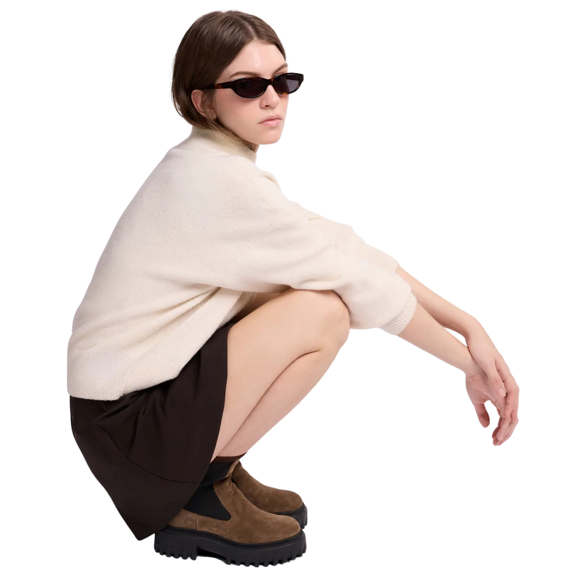 Hogan - Chelsea Boots H700 Camoscio Beige Scuro