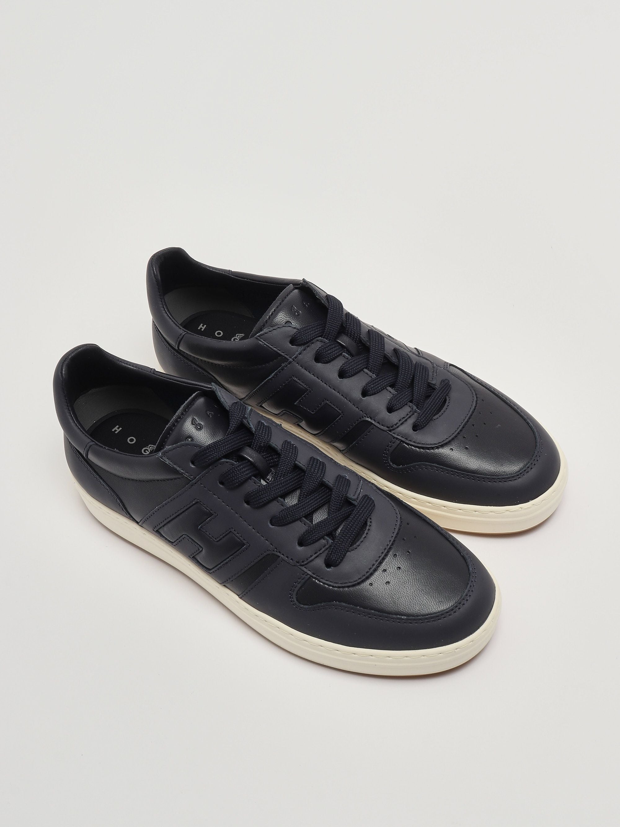 Hogan - Sneakers Uomo H-TV H668 Pelle Blu