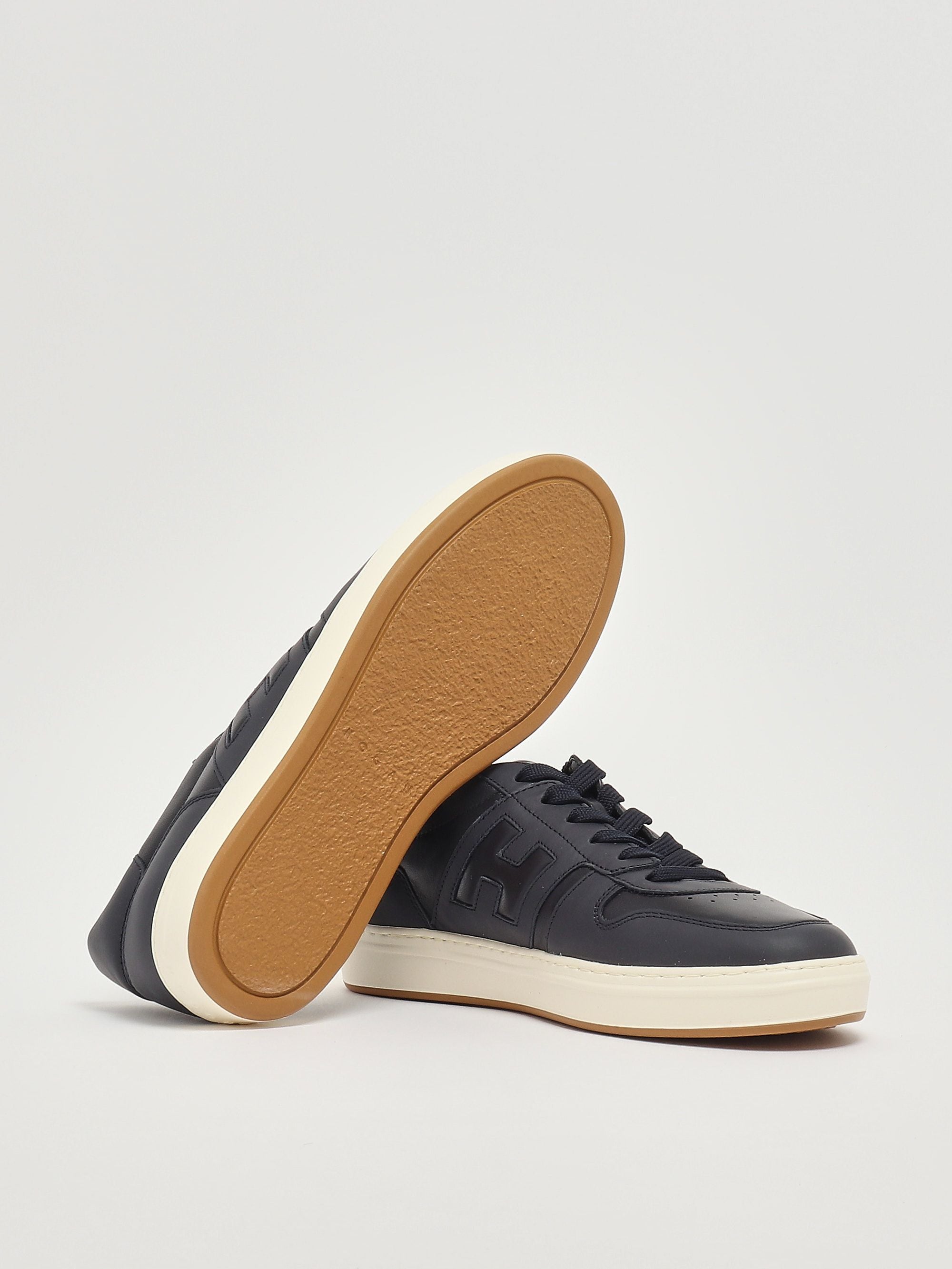 Hogan - Sneakers Uomo H-TV H668 Pelle Blu