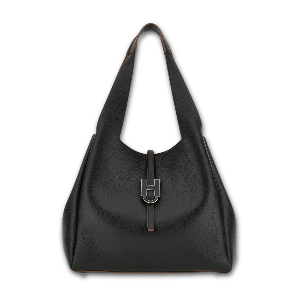 Hogan Trend borsa donna in pelle nera vista frontale