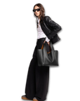 Hogan - Trend Borsa Shopping Donna Pelle Nera