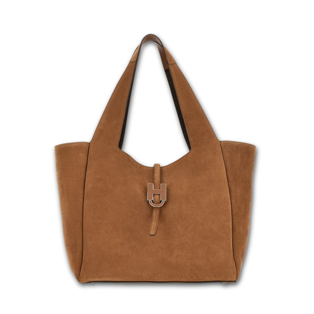 Hogan - Trend Borsa Shopping Donna Camoscio Cuoio