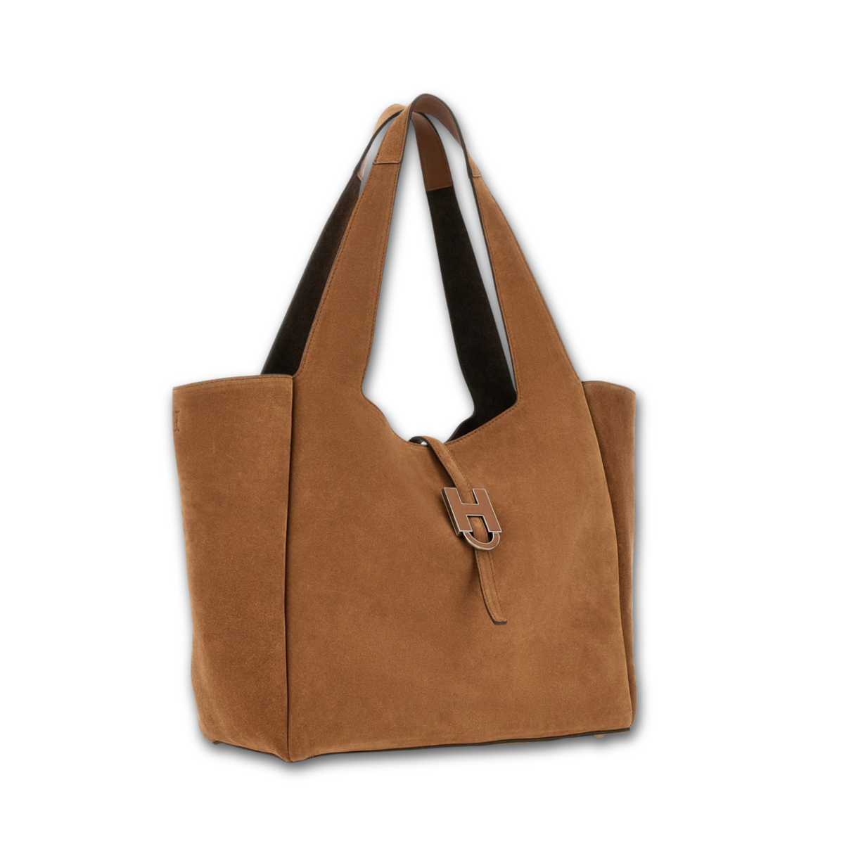 Hogan - Trend Borsa Shopping Donna Camoscio Cuoio