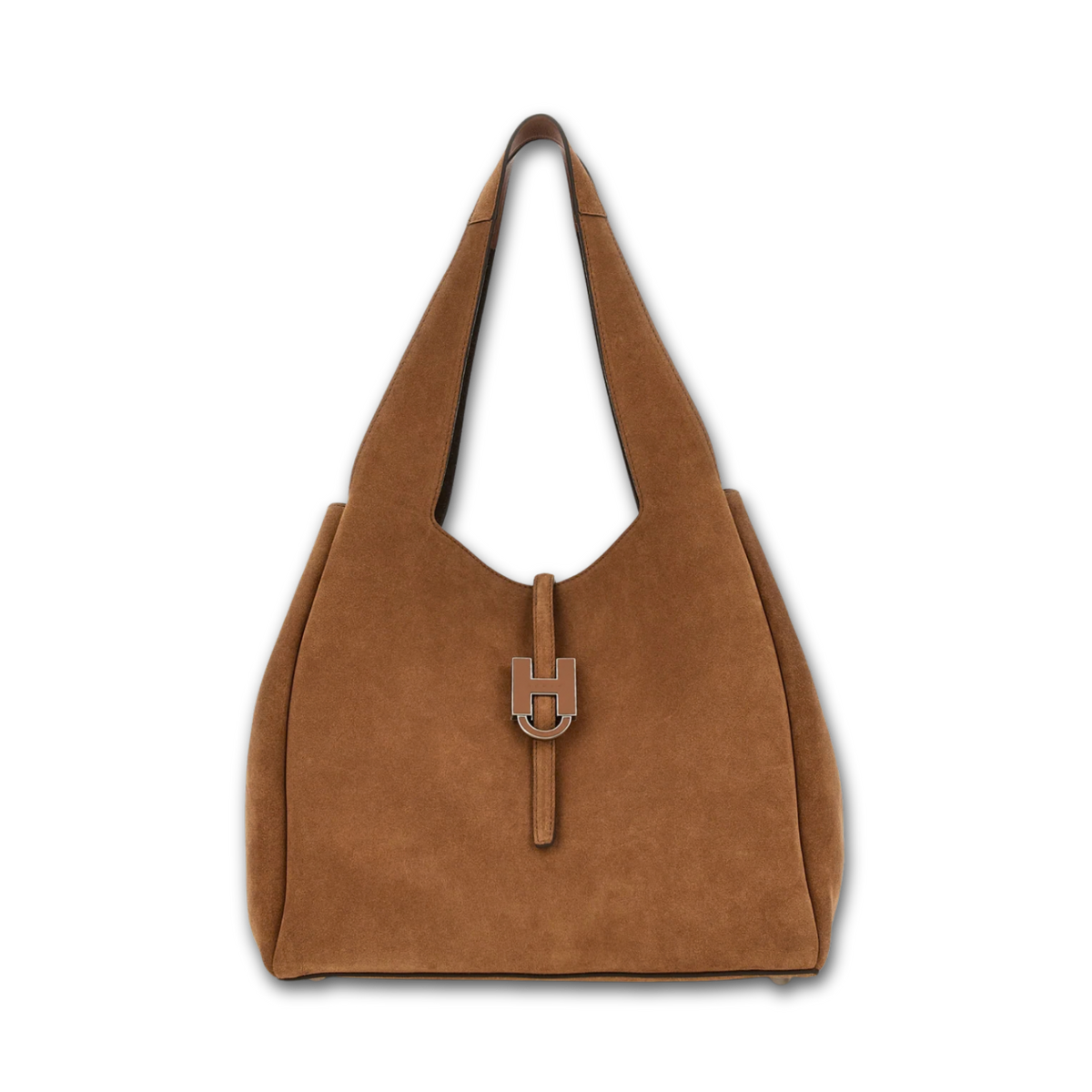 Hogan - Trend Borsa Shopping Donna Camoscio Cuoio