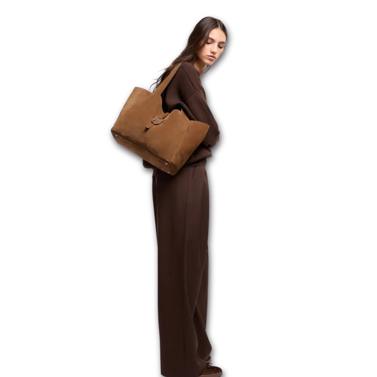 Hogan - Trend Borsa Shopping Donna Camoscio Cuoio