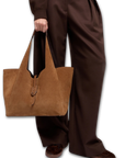 Hogan - Trend Borsa Shopping Donna Camoscio Cuoio