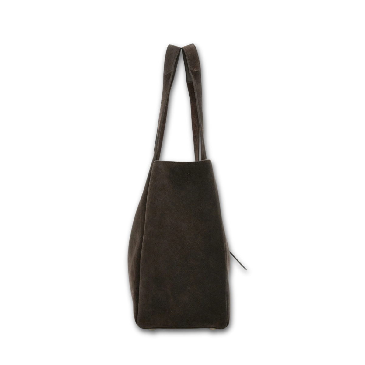 Borsa Hogan Trend marrone in pelle scamosciata vista laterale