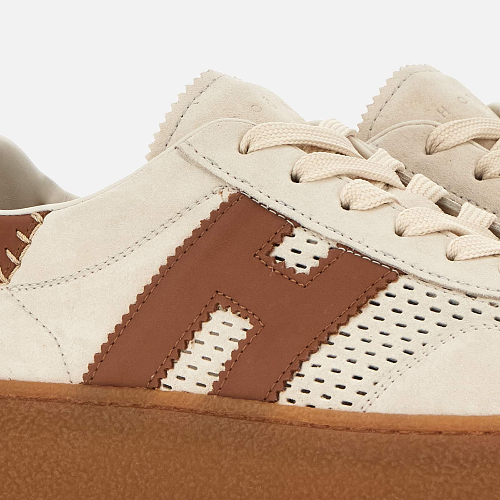 Hogan - Maxi Cool Sneakers Donna Burro Pelle Scamosciata