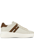 Sneakers Hogan H580 uomo avorio HXM5800DV42UXS828G vista laterale