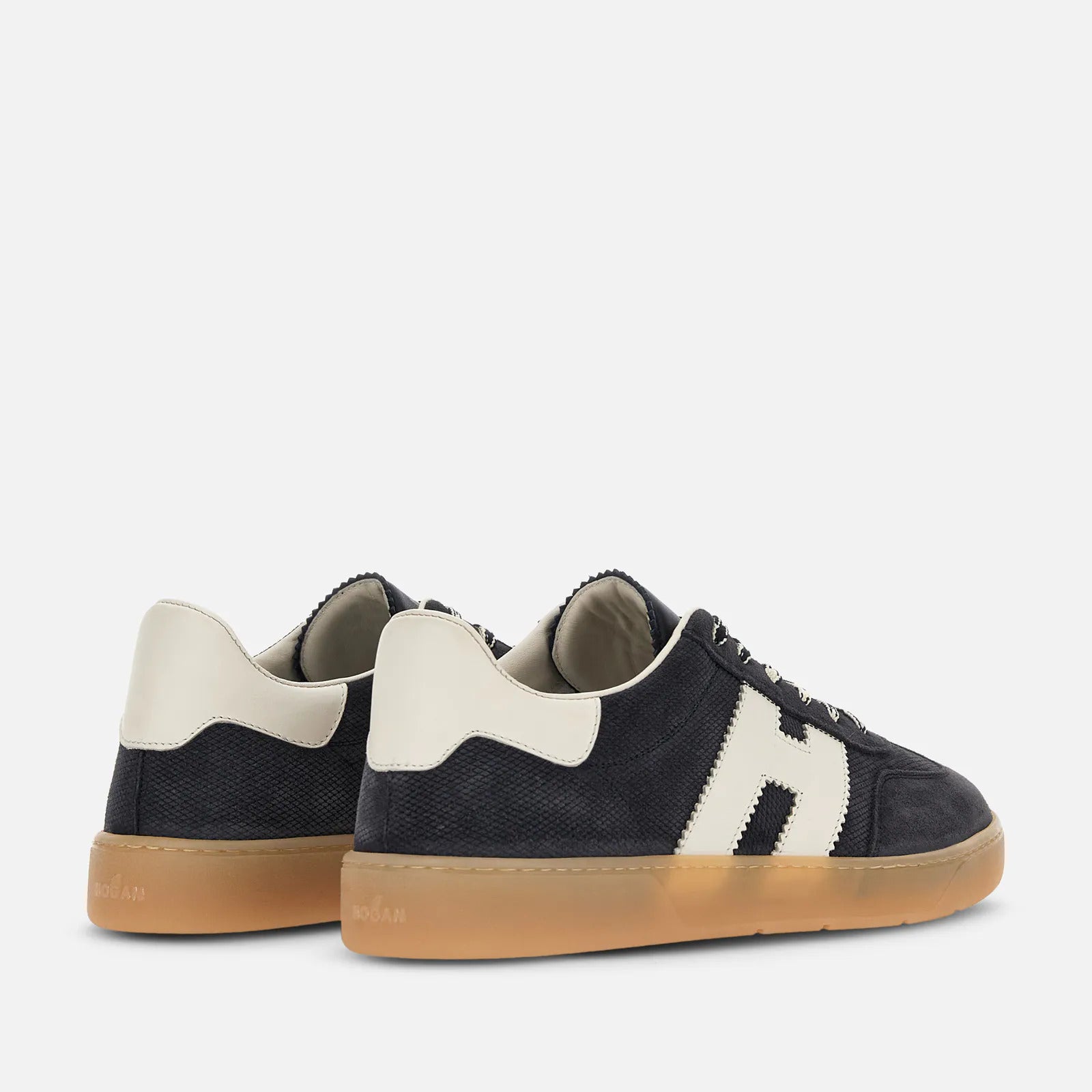 Vista posteriore sneakers Hogan Cool uomo blu