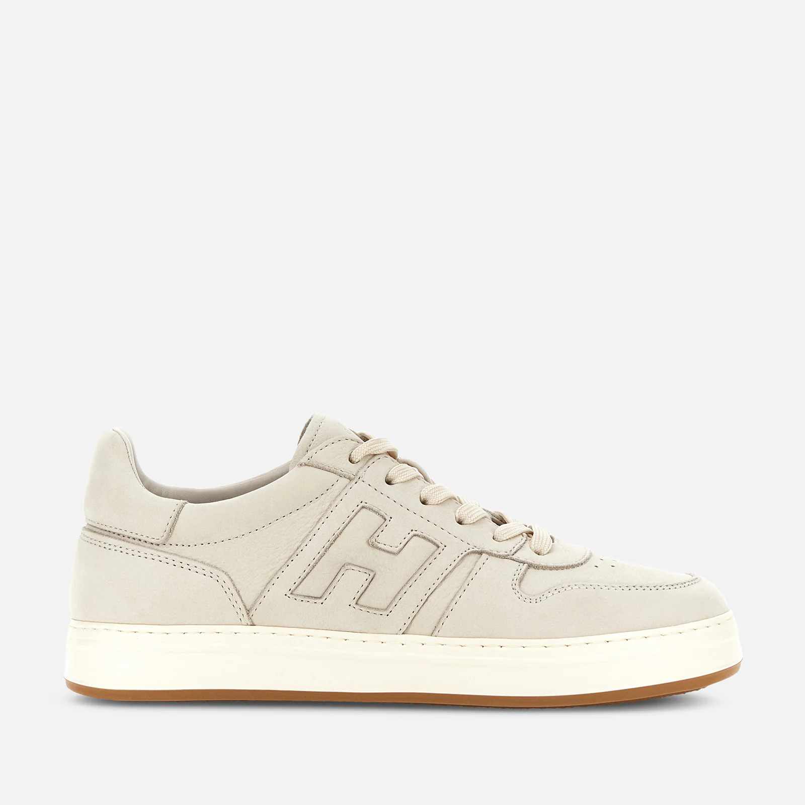 Hogan - Sneakers Uomo H-TV H668 Nabuk Latte