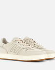 Hogan - Sneakers Uomo H-TV H668 Nabuk Latte