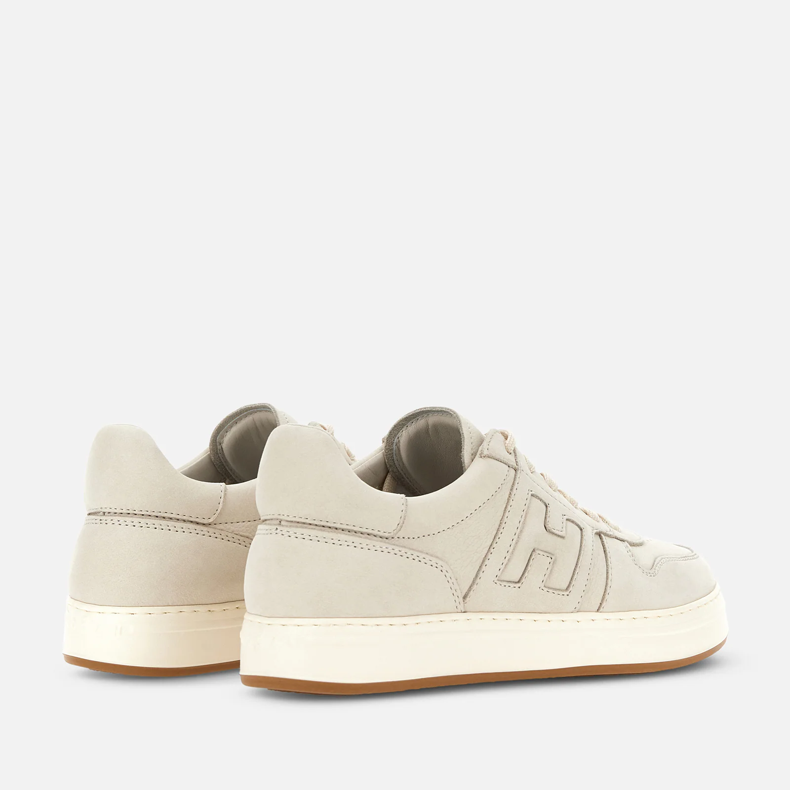 Hogan - Sneakers Uomo H-TV H668 Nabuk Latte