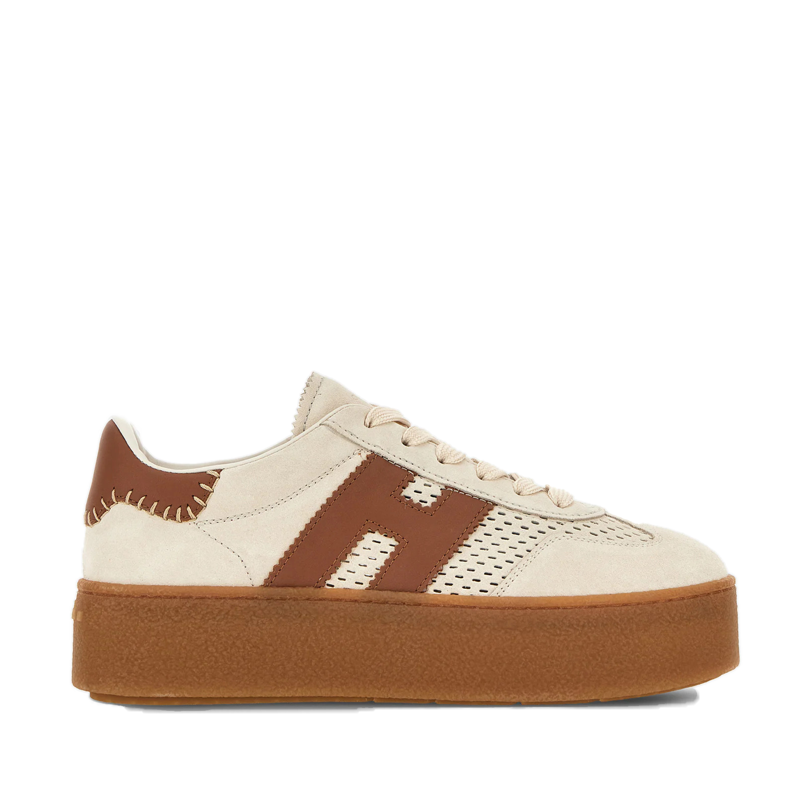 Hogan - Maxi Cool Sneakers Donna Burro Pelle Scamosciata
