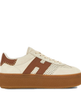 Hogan - Maxi Cool Sneakers Donna Burro Pelle Scamosciata
