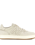 Hogan - Sneakers Uomo H-TV H668 Nabuk Latte