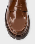 Copenhagen Studios - CPH848 Mocassino Donna in Pelle Spazzolata Cognac