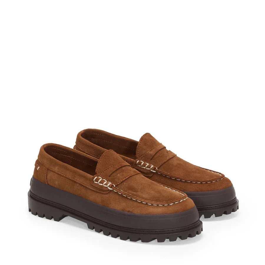 Superga 3110 -  Mocassino Donna Camoscio Cuoio