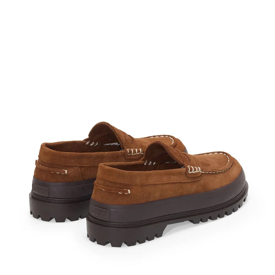 Superga 3110 -  Mocassino Donna Camoscio Cuoio