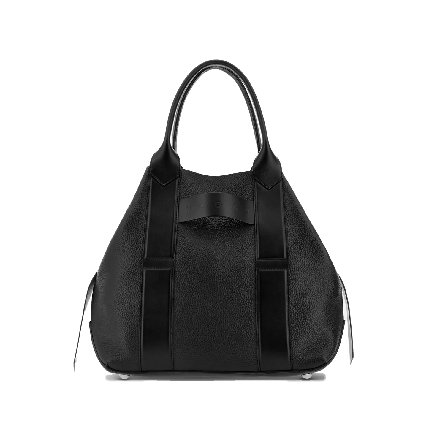 Hogan - Borsa Script Media Nero