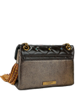 Kurt Geiger - Mini kensington Fringe bag Marrone