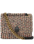 Kurt Geiger - Small Kensington Cross Body bag Tweed Multicolor