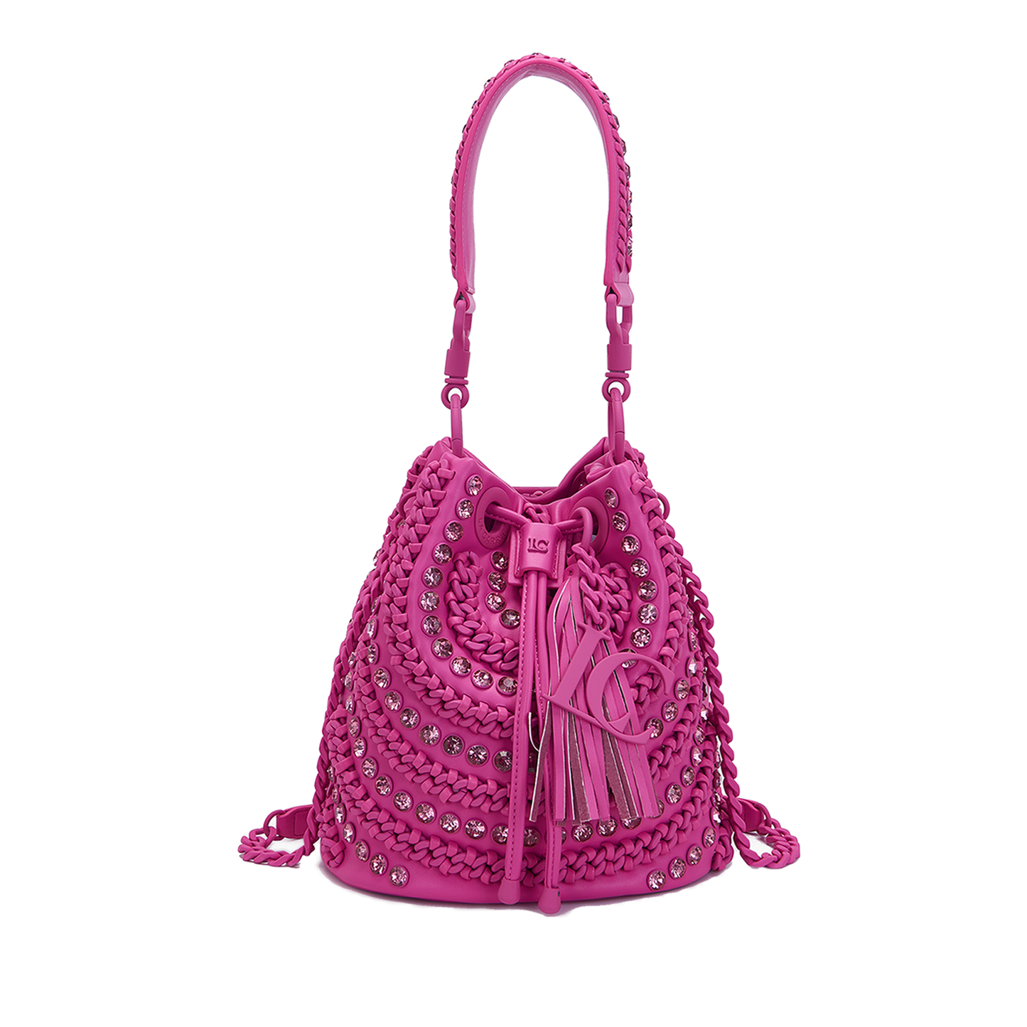 The Carrie Bag - Andromeda Bucket Fuchsia 