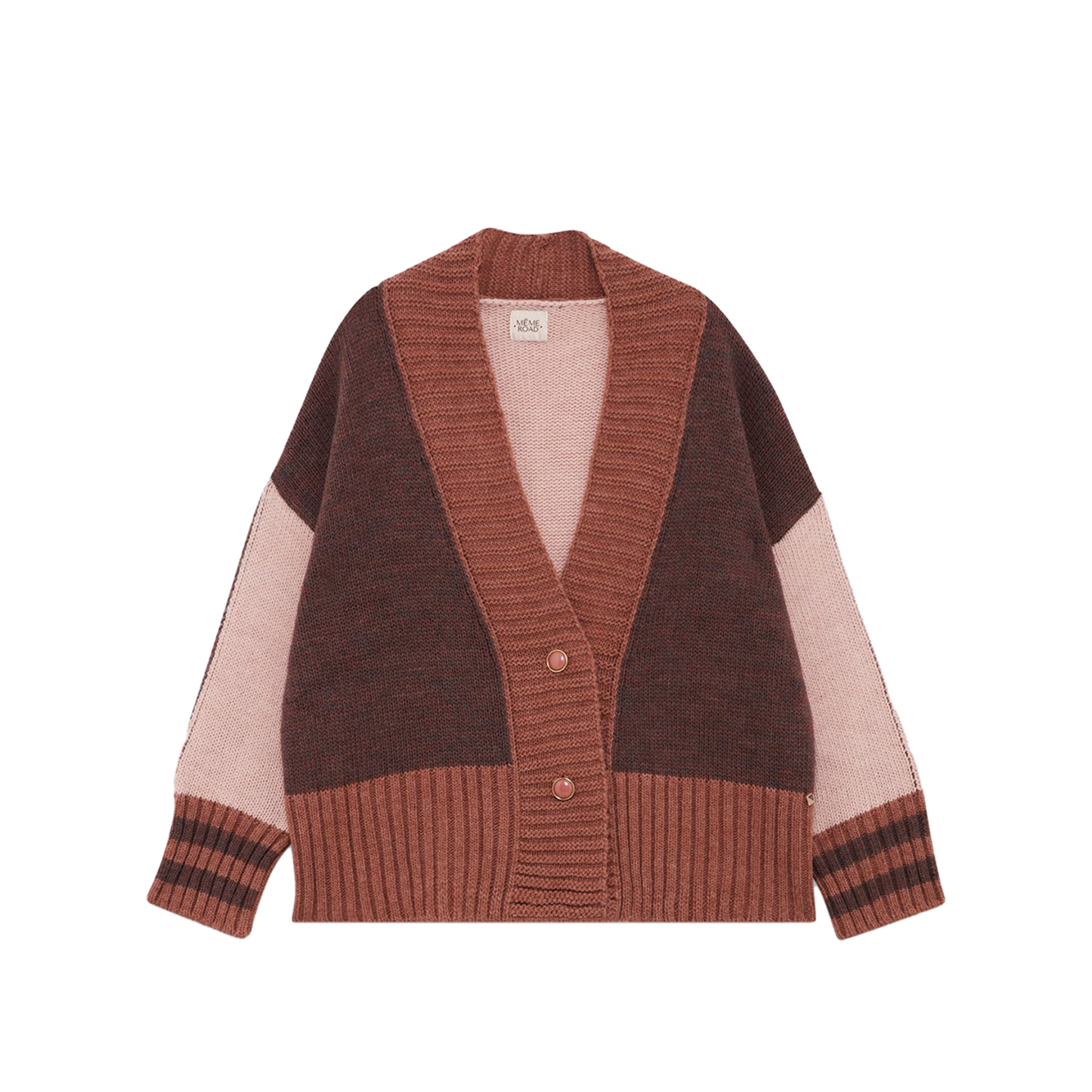 Meme Road - Cardigan Multicolor Rosa