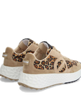 No Name - Carter Jogger Sneakers Donna Beige Animalier