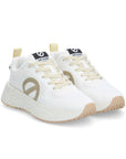 sneakers no name donna bianche platform leggere