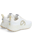 scarpe no name donna bianco logo oro tallone