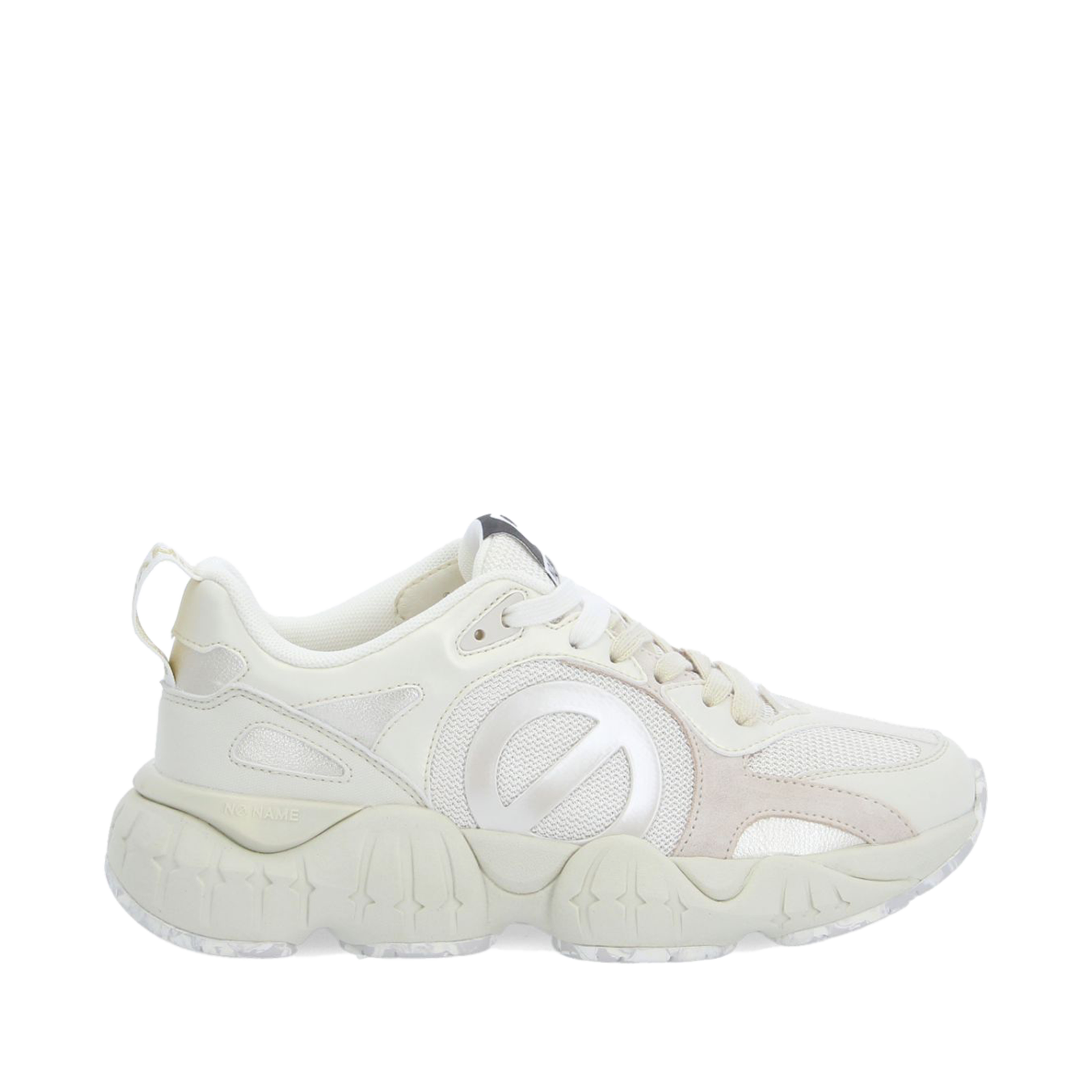 no name krazee runner donna off white pearl sneakers chunky