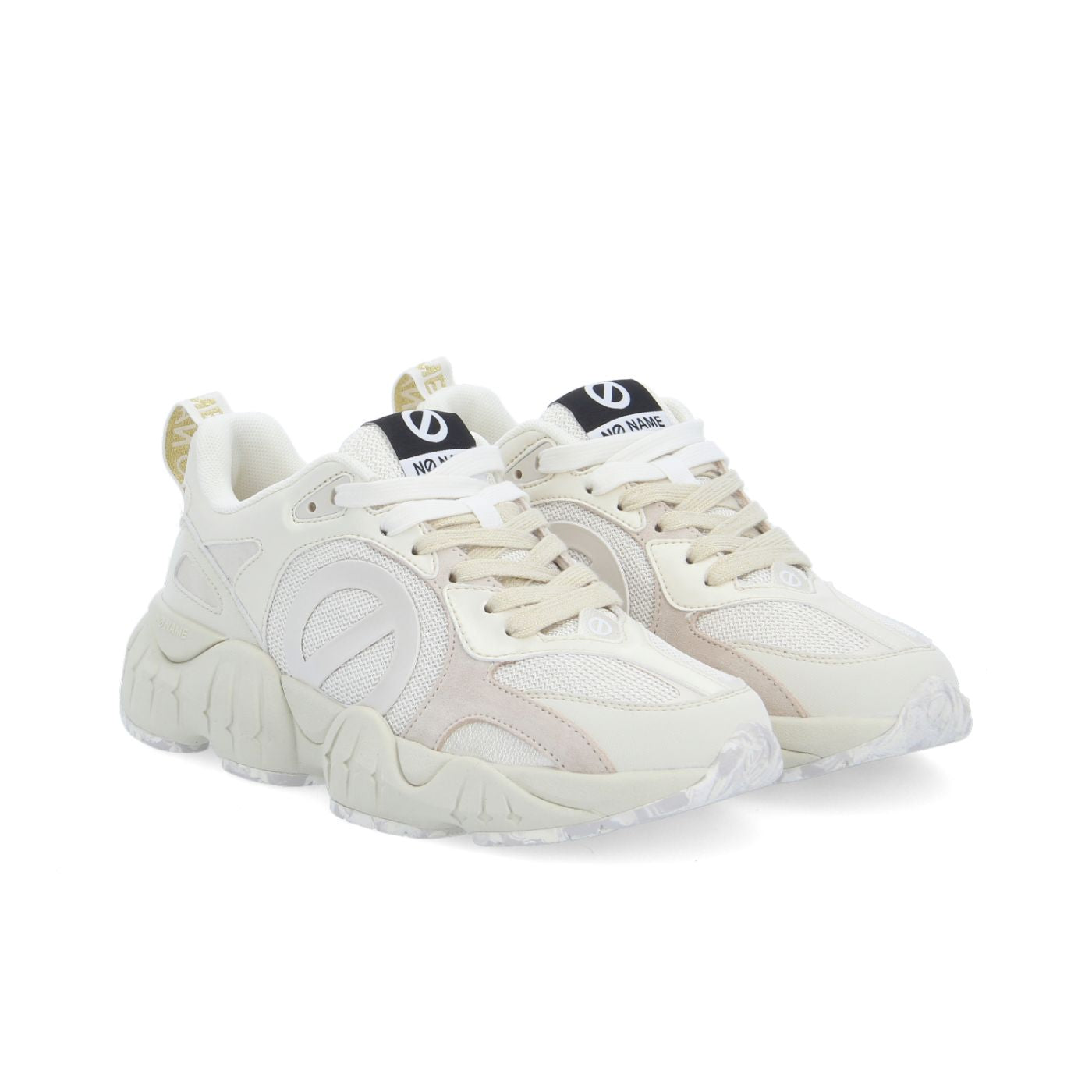 sneakers no name donna off white pearl dettagli laterali