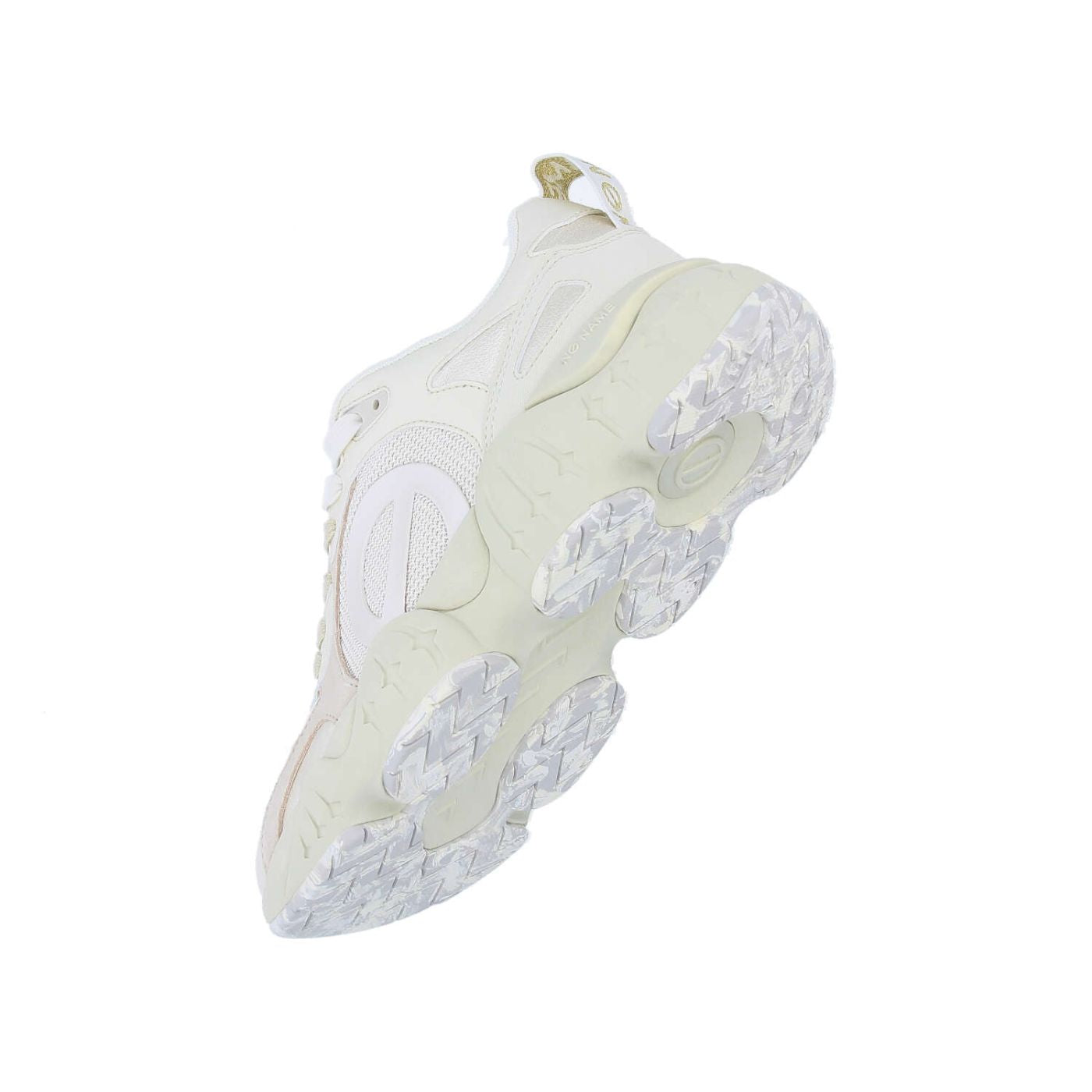 suola sneakers no name donna off white pearl chunky