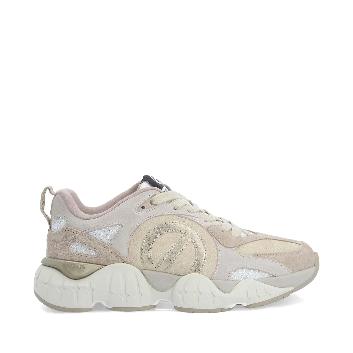 No Name - Krazee Runner Donna Blanc Cassé/Beige