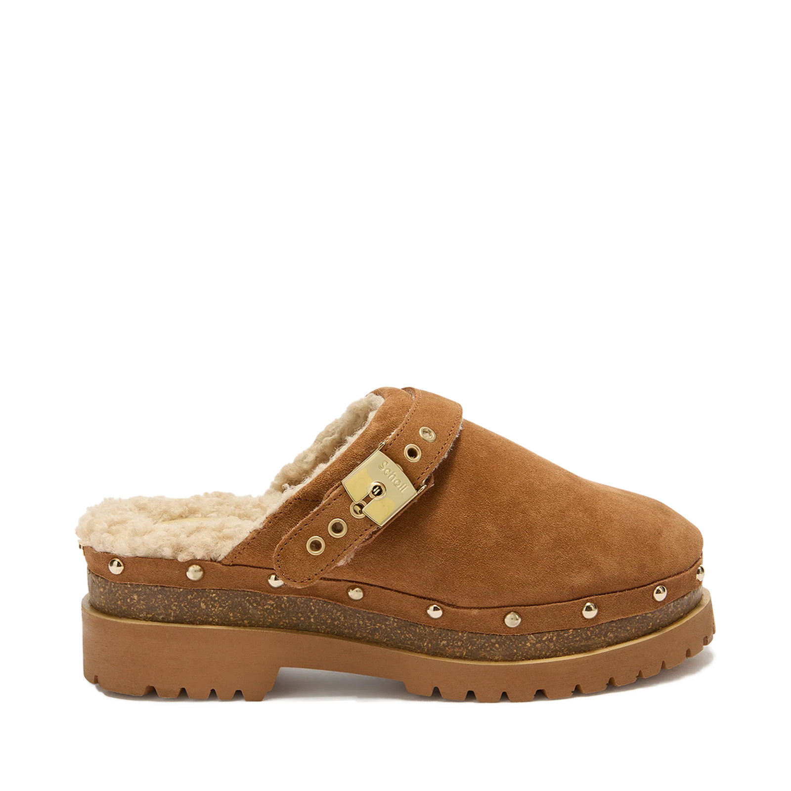 Scholl - Sabot cindy cork backstrap Cuoio