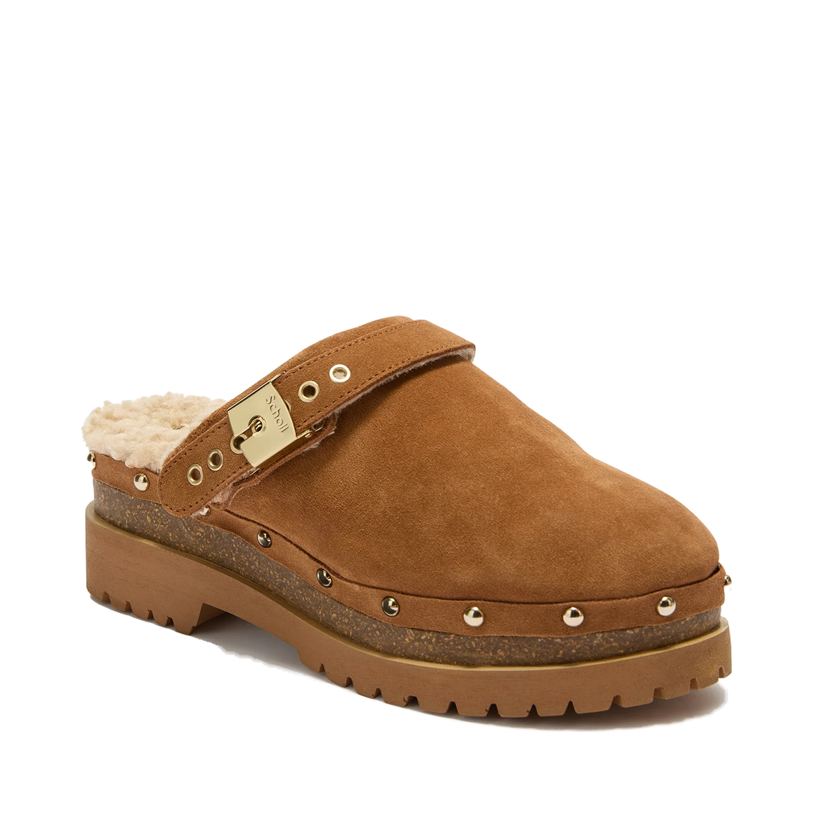 Scholl - Sabot cindy cork backstrap Cuoio