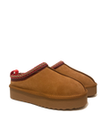 SANTINI - Tazz Platform Chestnut Slipper