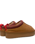 SANTINI - Tazz Platform Chestnut Slipper