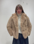 Le streghe - eco pelliccia corta color biscotto