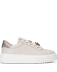 Stokton - Sneaker Donna 220-078 Nappa Yogurt con Charms